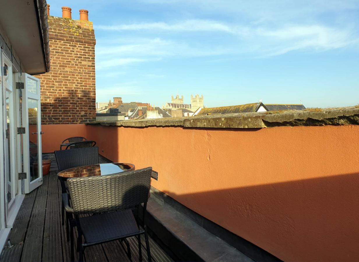 Stunning Central Exeter Apartment With Balcony And Fantastic View Exterior foto